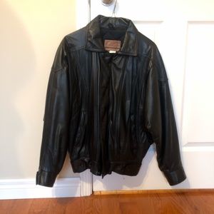 Mens Bomber Leather Jacket